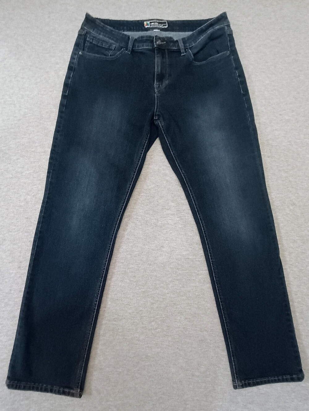 UB Tech Men's Size 34 Dark Blue Slim Fit Jeans